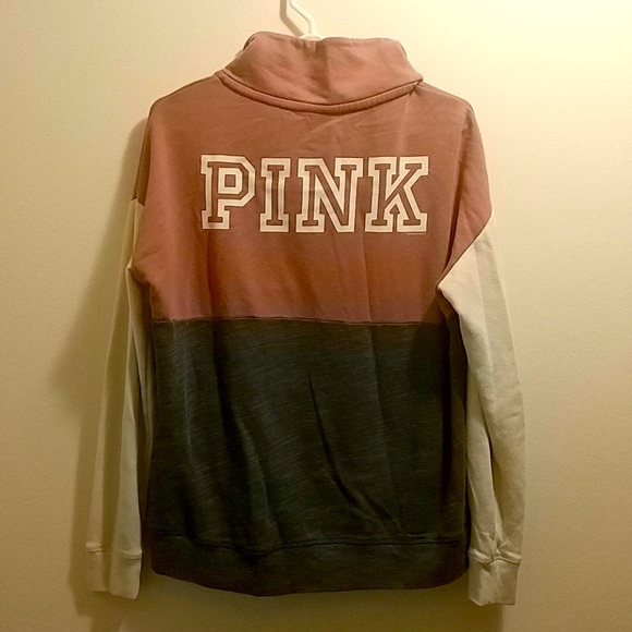 PINK Victoria's Secret Sweaters - PINK VS Half zip sweatshirt